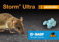 Storm® Ultra – efektīvas ēsmu briketes peļu un žurku ierobežošanai.