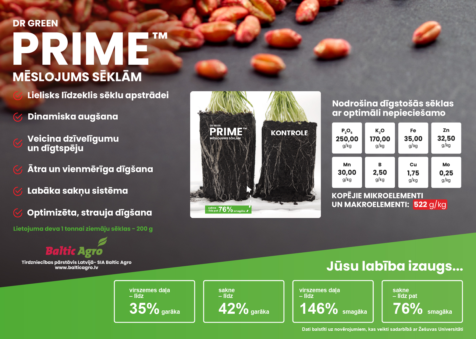 Mēslojums sēklām